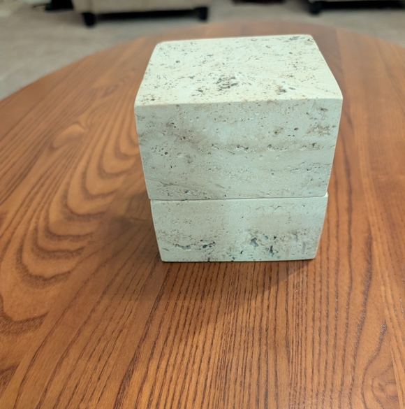Amber Interiors Inc Other - Travertine Stone Cube - 4x4